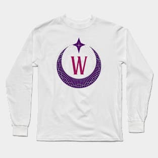 W - Moon Monogram Long Sleeve T-Shirt